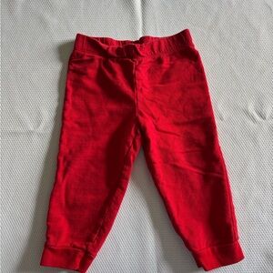 Carter's Vibrant Red Kids Sweatpants